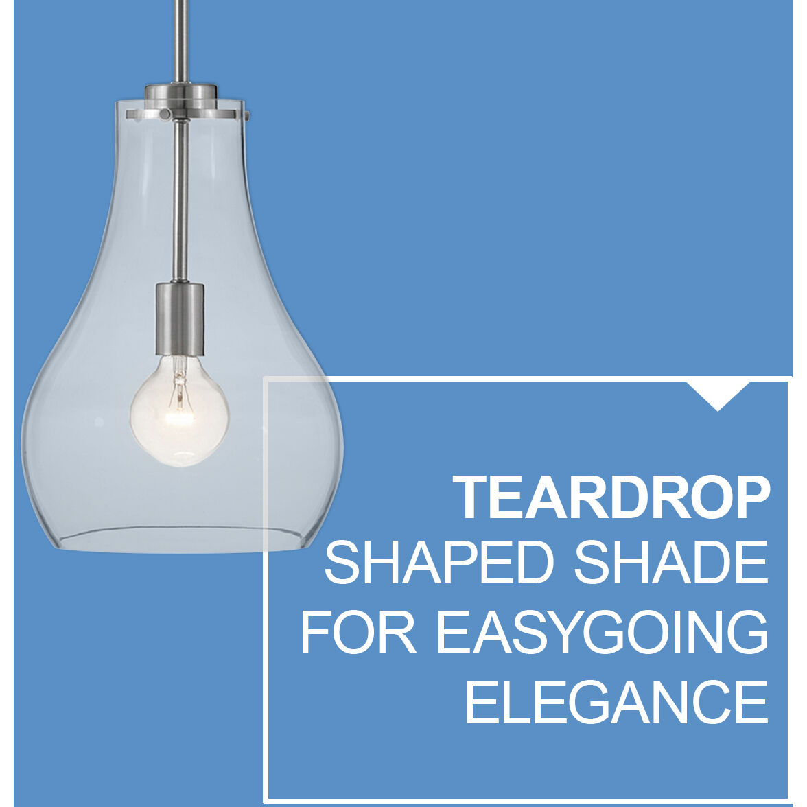 Frankie LED 10 inch Brushed Nickel Pendant Ceiling Light