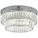 Canada LED 15.75 inch Chrome Flush Mount Ceiling Light