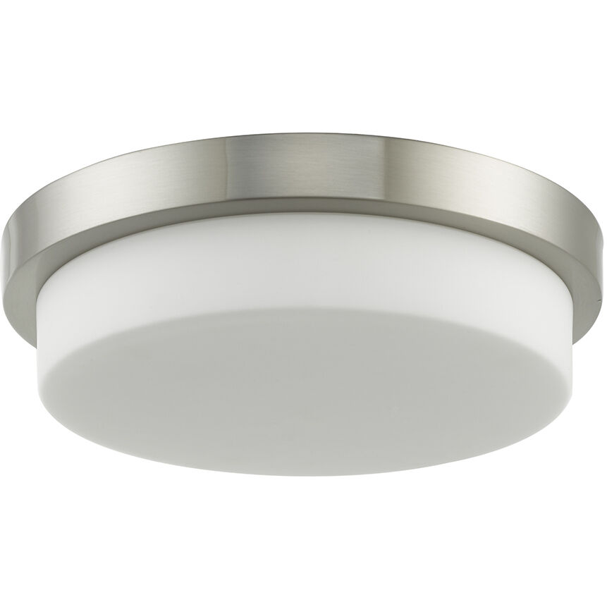 Step LED 12.8 inch Brushed Nickel Flush Mount Ceiling Light