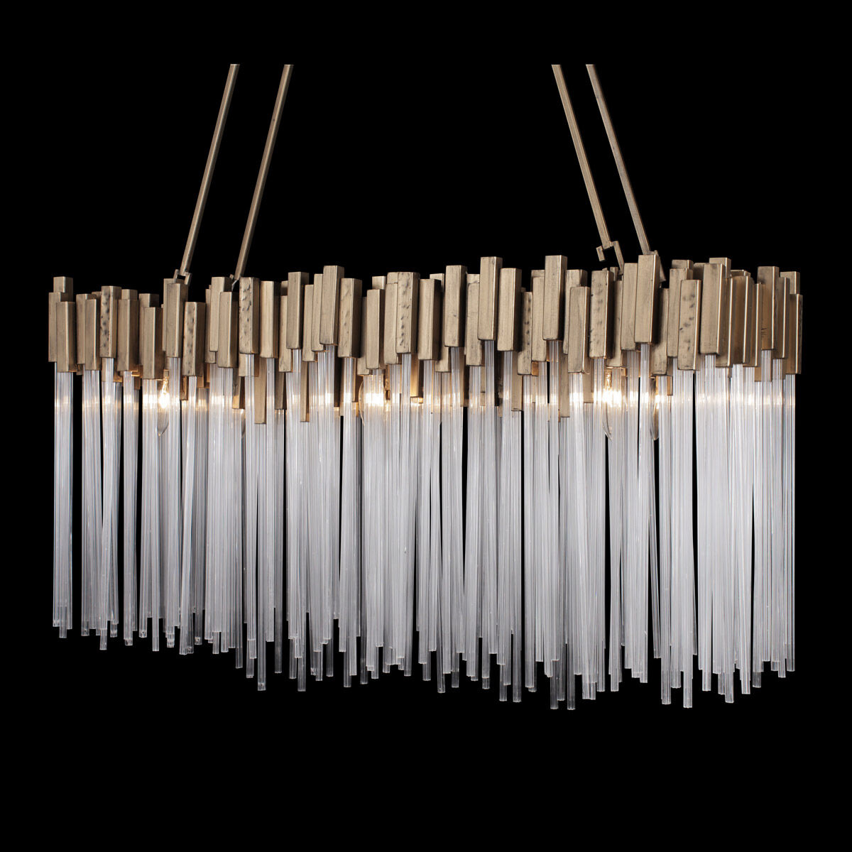 Matrix Linear Pendant Ceiling Light in Havana Gold, 6