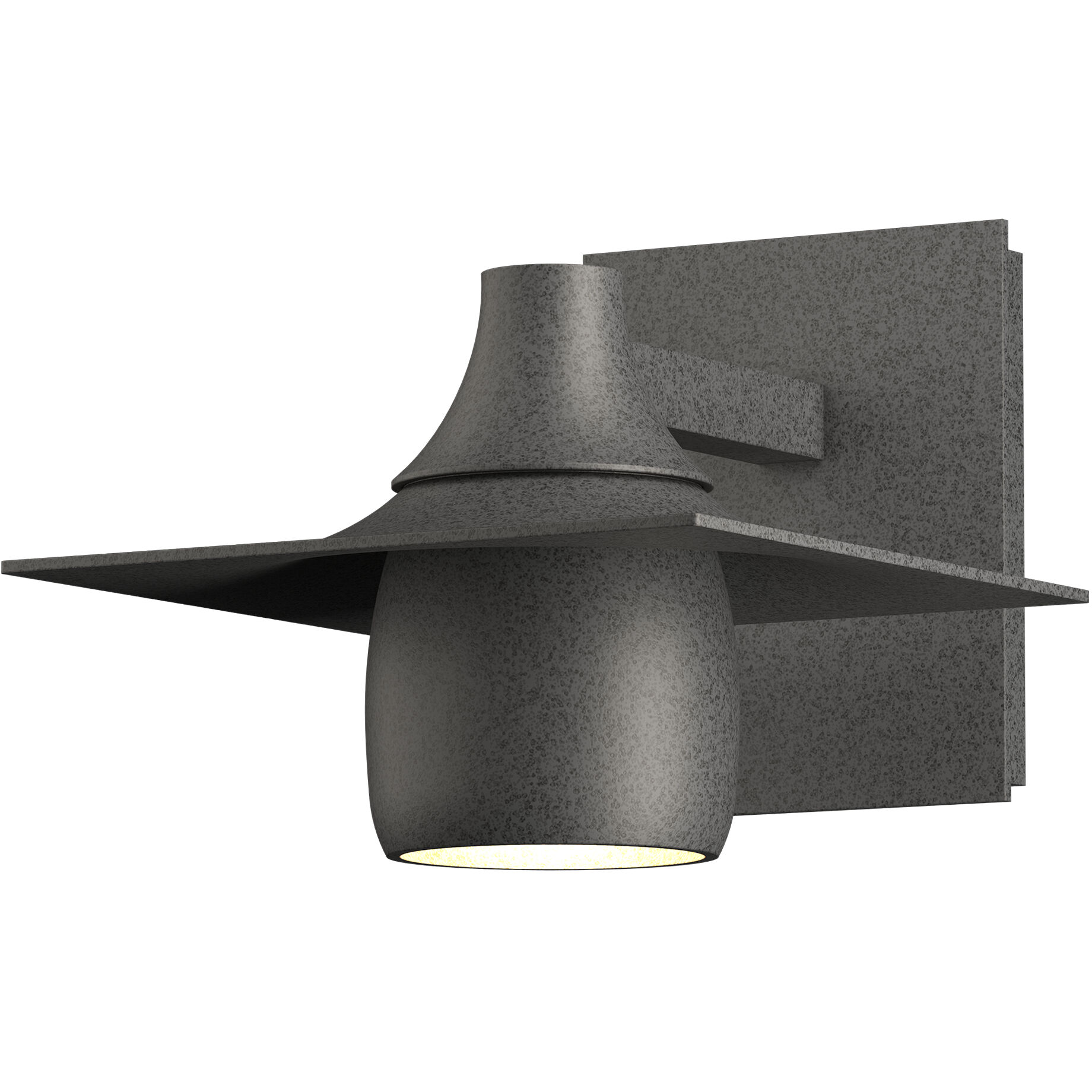 Hood 1 Light 6.8 inch Coastal Natural Iron Outdoor Sconce