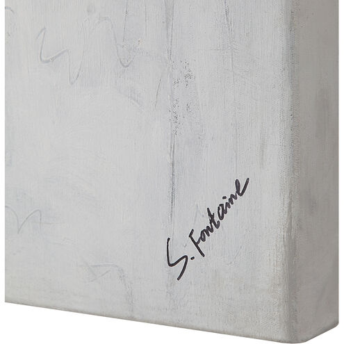 Pinceau White/Beige/Grey/Black Canvas Art