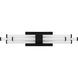 Talbott LED 24 inch Matte Black Bath Light Wall Light, Medium