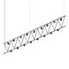 Suspenders LED 170 inch Satin Black Suspension Ceiling Light