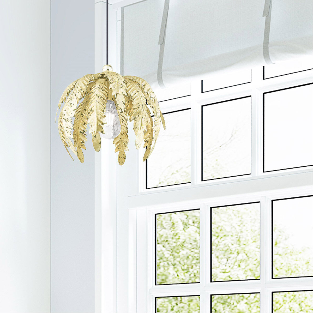 Acanthus 1 Light 12.63 inch Winter Gold Mini Pendant Ceiling Light