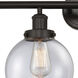 Beacon 4 Light 33.5 inch Oil Rubbed Bronze Bath Vanity Light Wall Light