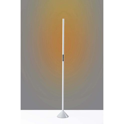 Cole 58 inch 12 watt Matte White Color Changing Wall Washer Floor Lamp Portable Light, Simplee Adesso