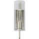 Faceted Sconce Wall Light in Brushed Nickel