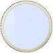 Scarlett 8 inch Gold Semi-Flush Mount Ceiling Light