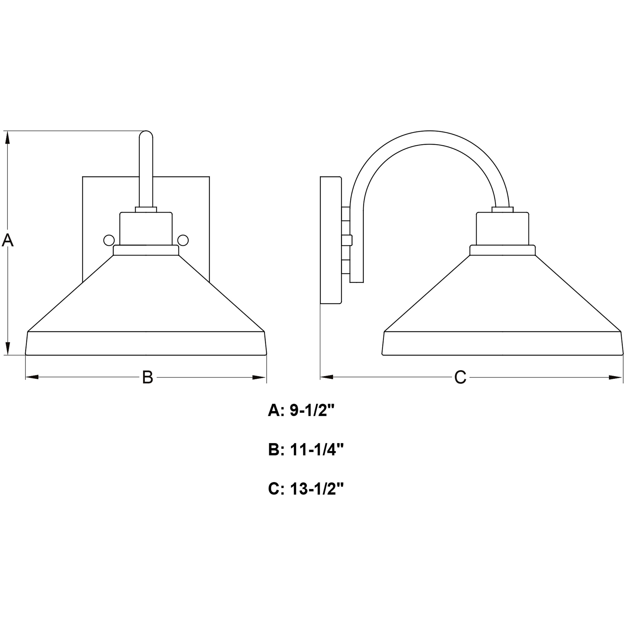 Highland Park 1 Light 9.5 inch Matte Black and White Outdoor Wall