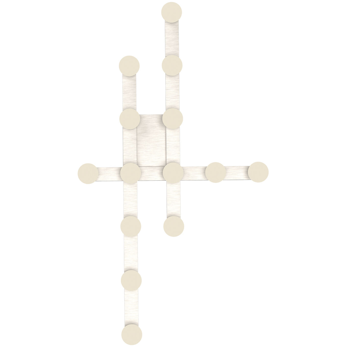 Rezz LED 17.75 inch Brushed Nickel Flush Mount Ceiling Light