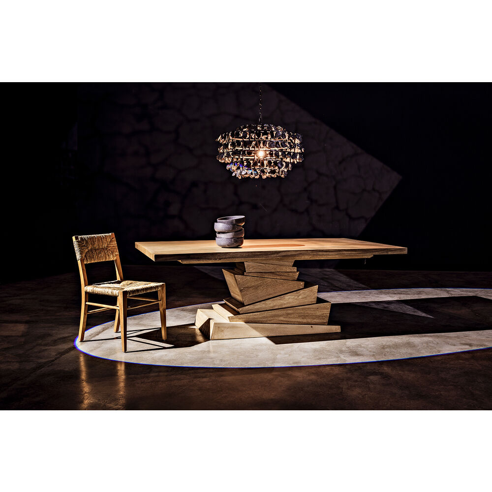 Vulcan 4 Light 29 inch Matte Black Chandelier Ceiling Light