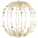Lowcountry 20 Light Heirlom White and Vanilla Sand Chandelier Ceiling Light