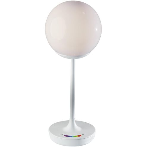 Millie 15.25 inch 1.5 watt White Color Changing Table Lamp Portable Light, Simplee Adesso