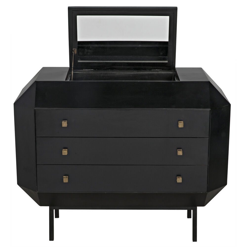 Rhiana Hand Rubbed Black Dresser