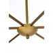 Cohen 6 Light 30 inch Brass Pendant Ceiling Light