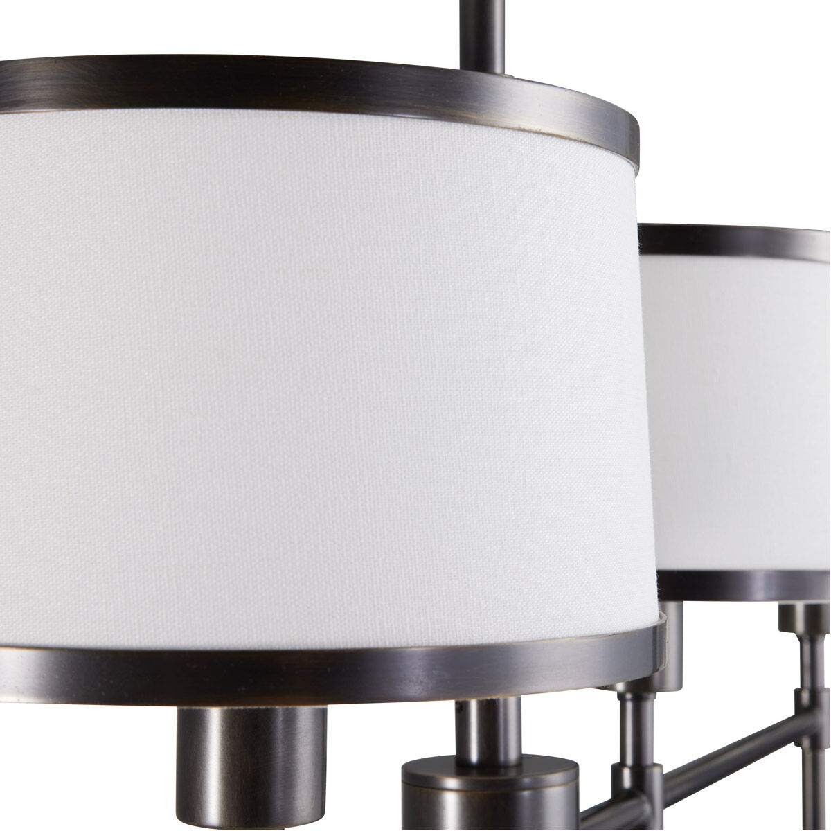 Luciano 5 Light 50 inch Bronze Linear Chandelier Ceiling Light