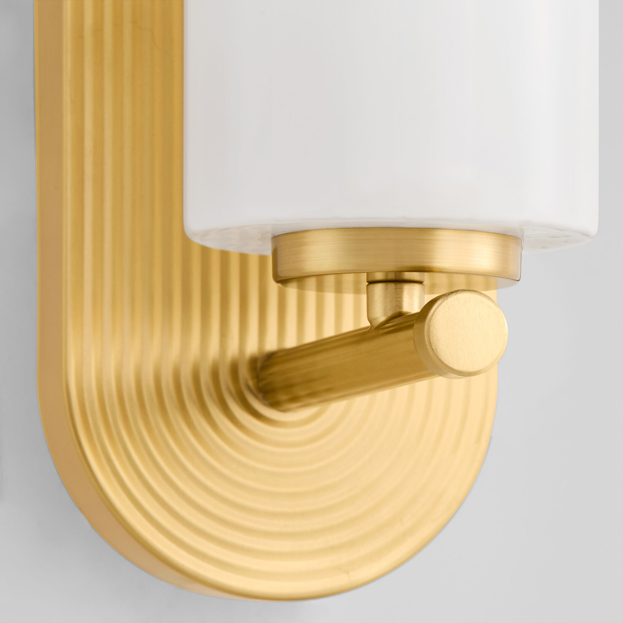 Belinder Wall Mount Wall Light in Aged Brass
