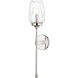 Cassian 1 Light 5.5 inch Polished Nickel Wall Sconce Wall Light