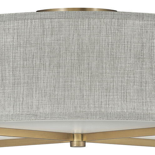 Galerie Axis LED 26 inch Heritage Brass Indoor Semi-Flush Mount Ceiling Light