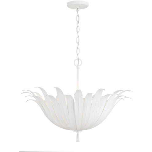 Eden 4 Light 24 inch Textured White Pendant Ceiling Light