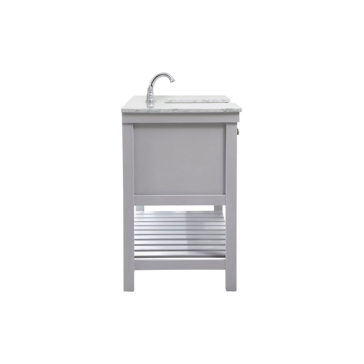Clement 60 X 22 X 34.13 inch Grey Bathroom Vanity Cabinet