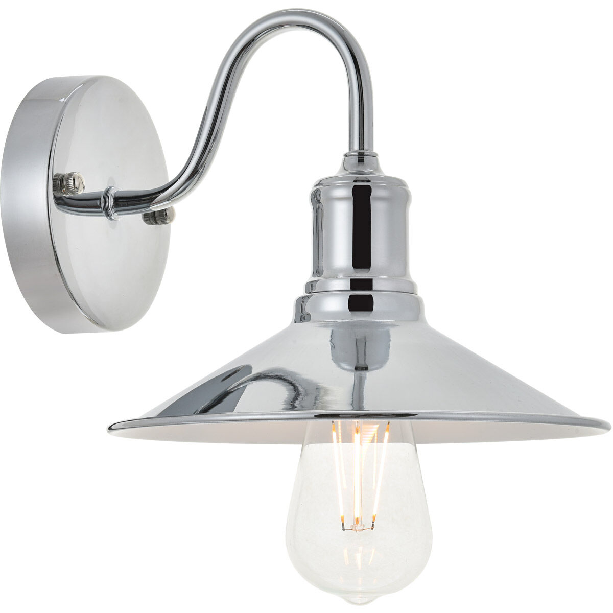 Etude 1 Light 9 inch Chrome Wall Sconce Wall Light