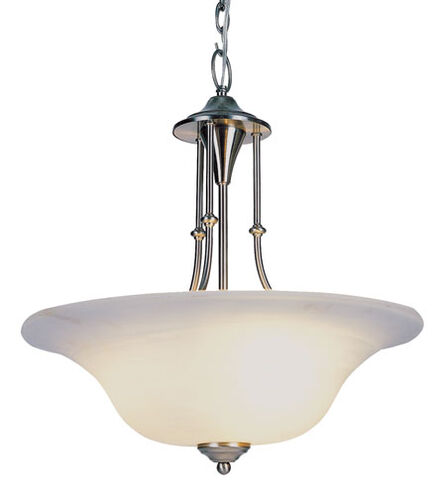 Perkins 3 Light 20 inch Brushed Nickel Pendant Ceiling Light