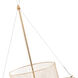 Canada LED 32 inch Gold LED Chandelier Ceiling Light