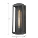 Trenton 1 Light 17 inch Blackened Bronze Outdoor Wall Sconce