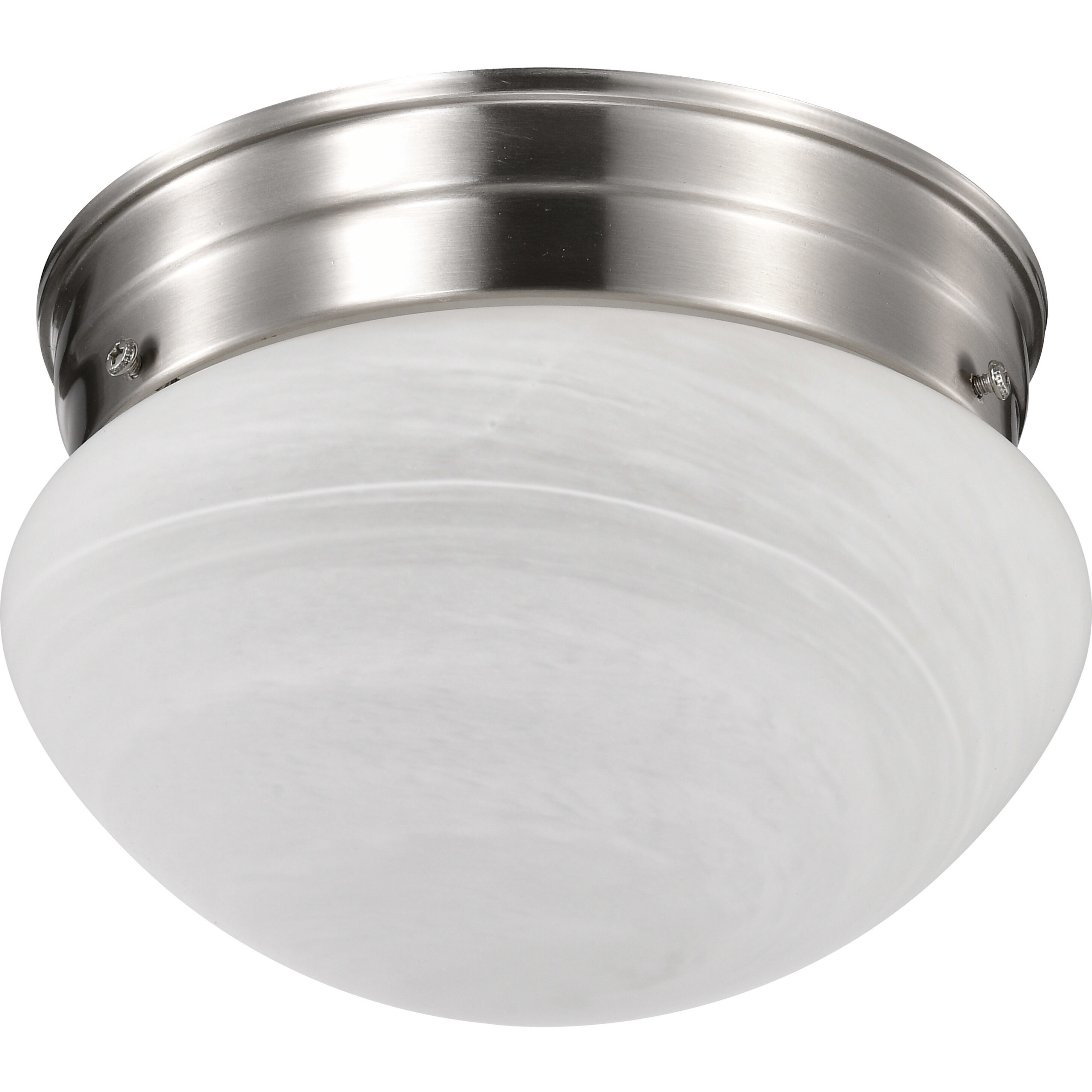 Brentwood 1 Light 8 inch Brushed Nickel Flush Mount Ceiling Light