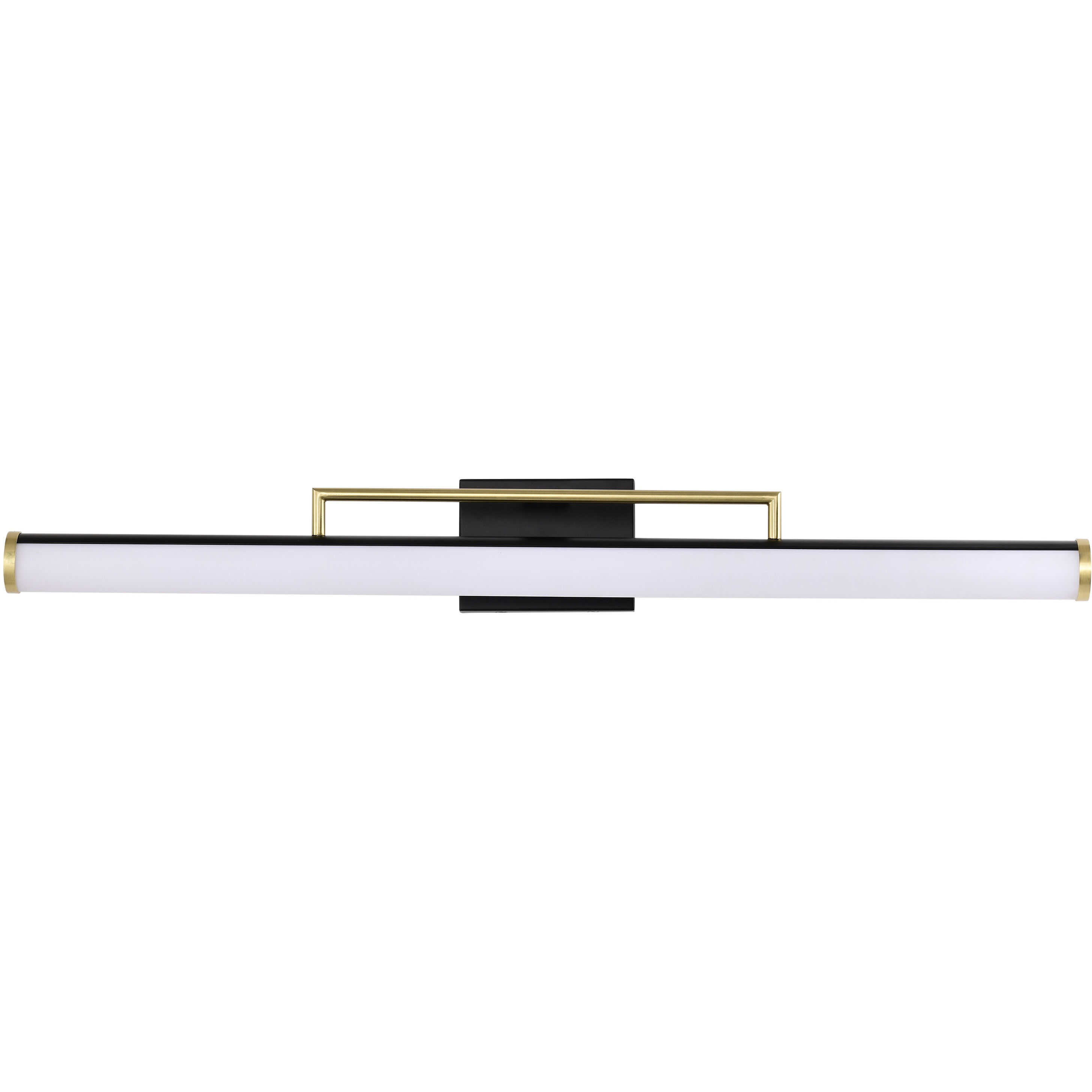 Solano LED 36 inch Matte Black Bath Vanity Light Wall Light