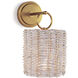 Nantucket 1 Light 7.5 inch Natural Brass Wall Sconce Wall Light