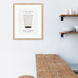 Cappuccino / Cold Brew / Flat White / Mocha Beige and Blue and Brown and Black Framed Art, Propac