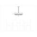 Vilera 5 Light 33.25 inch Brushed Nickel Chandelier Ceiling Light in Incandescent