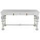 Portuguese 60 X 28 inch Solid White Desk, Small