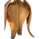 Iota 1 Light 6 inch Vintage Brass Pendant Ceiling Light