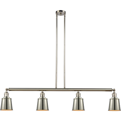 Franklin Restoration Addison 4 Light 49.88 inch Polished Nickel Island Light Ceiling Light, Franklin Restoration