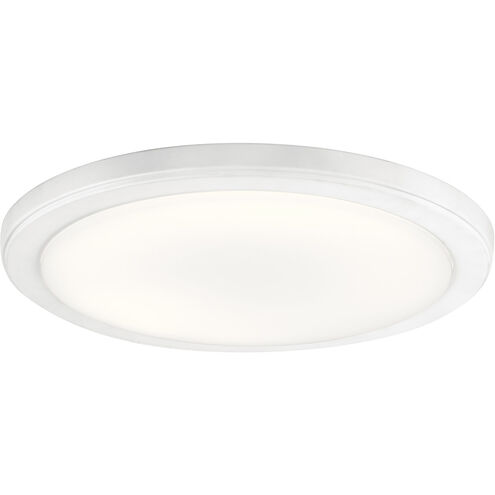 Zeo LED 13 inch White Flush Mount Light Ceiling Light in 3000K