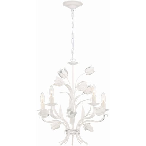 Southport 5 Light 20 inch Wet White Chandelier Ceiling Light