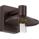Sean Lavin Ash LED 7.5 inch Bronze Outdoor Wall Light in Cylinder, LED 90 CRI 2700K High Output, No Options, Integrated LED