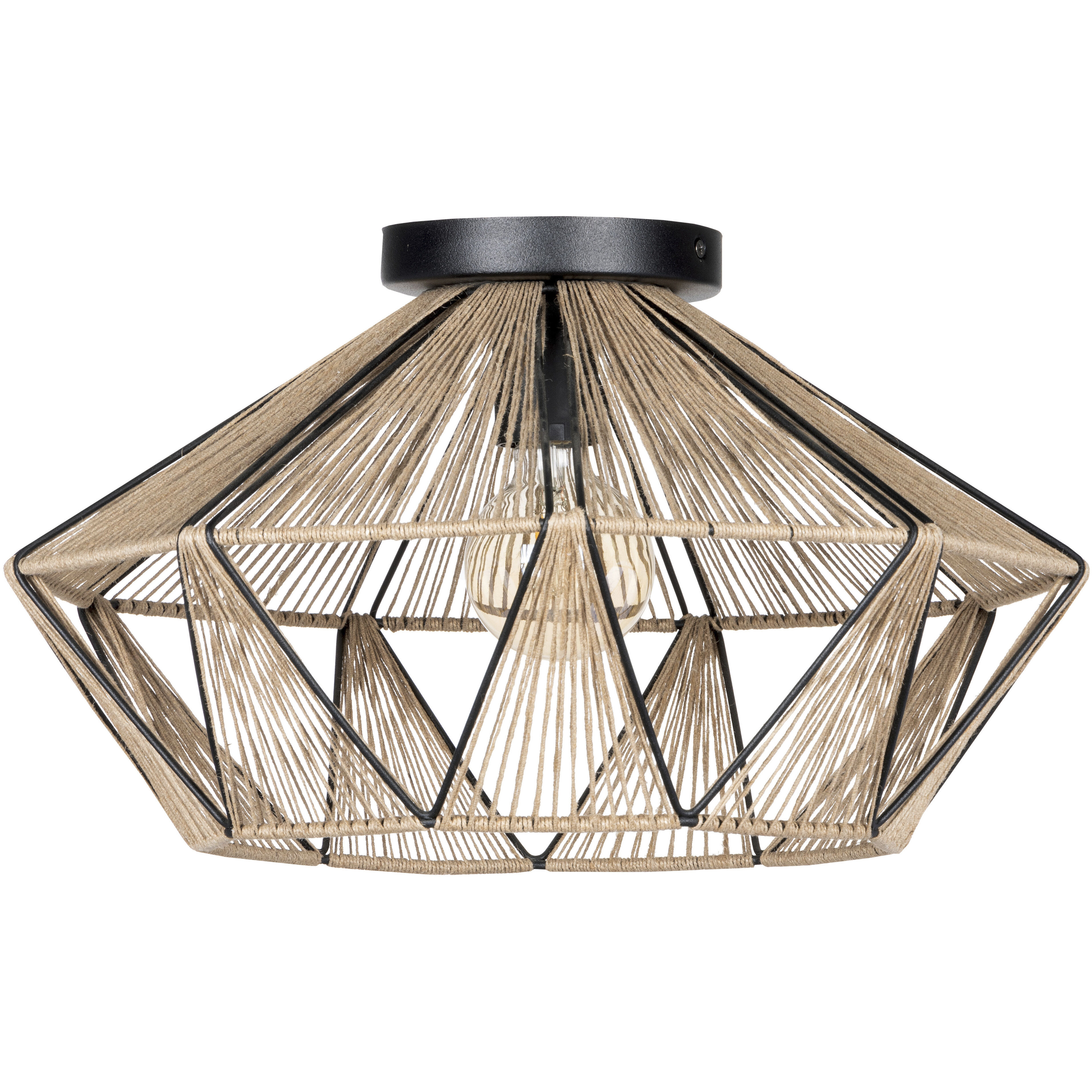 Adwickle 1 Light 17.52 inch Black Convertible Pendant Ceiling Light