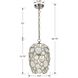 Palla 1 Light 8.5 inch Antique Silver Chandelier Ceiling Light