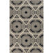Kaleidoscope 132 X 96 inch Khaki, Charcoal, Navy, Medium Gray Rug