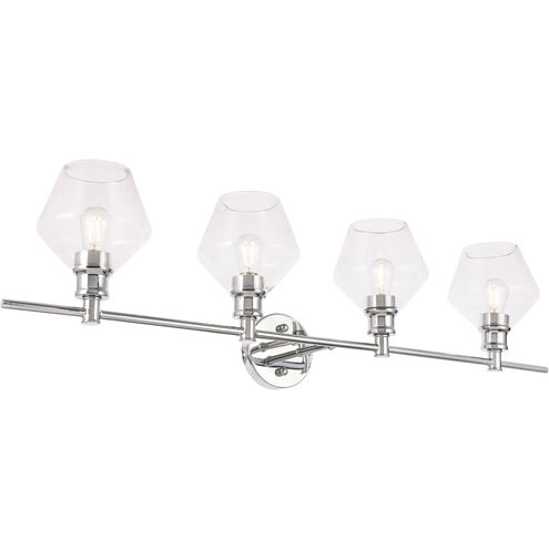 Gene 4 Light 38 inch Chrome Wall sconce Wall Light