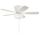 Wheeler 42 inch White with White/Washed Oak Blades Fan