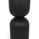 Kudoro 26 X 9.5 inch Burnt Black Side Table, Small