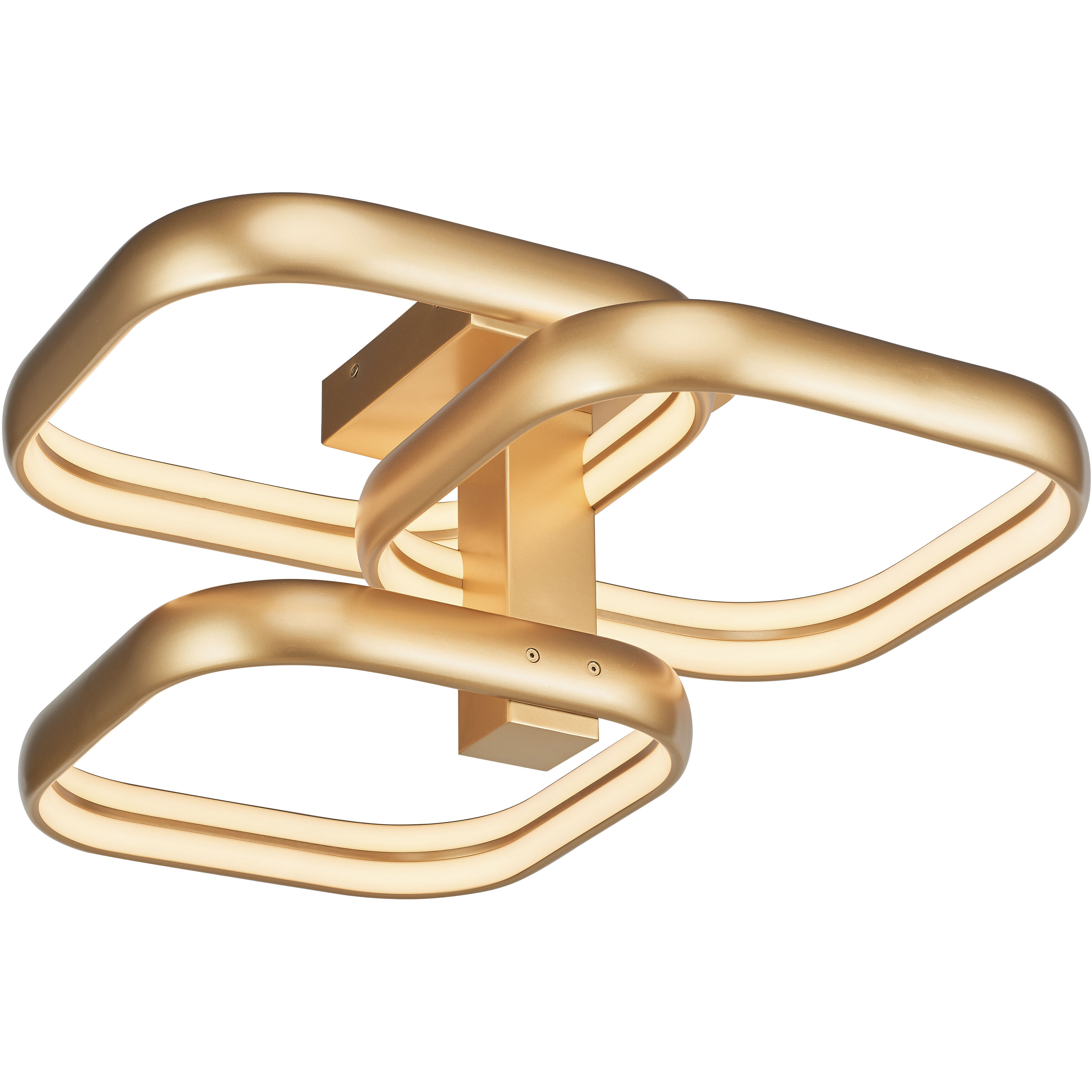 Rave LED 21 inch Gold Flush Mount Ceiling Light