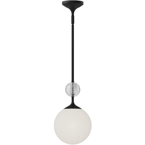 Alora Mood Celia 1 Light 7.88 inch Matte Black Pendant Ceiling Light