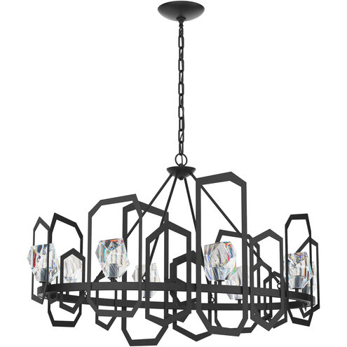 Gatsby 8 Light 45.3 inch Black Chandelier Ceiling Light